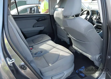 2022 Toyota Highlander Le from USA, damaged, VIN 5TDBZRBH1NS578750